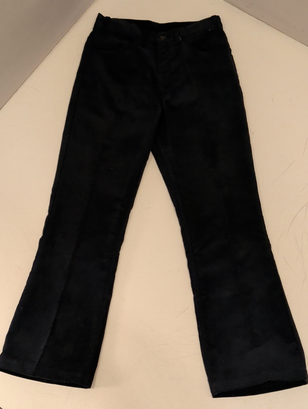 Vintage Levi's Corduroy Flare Jeans Navy Blue See Measurement Unworn Black Tag